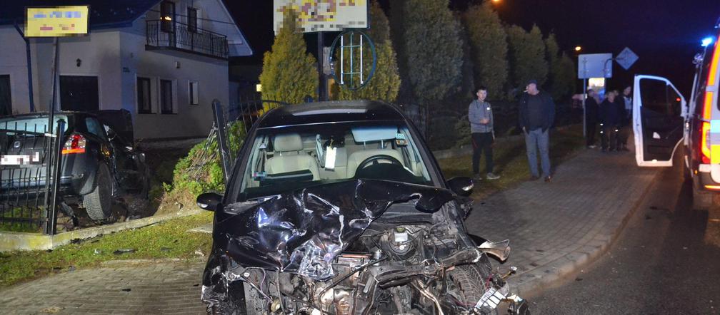 Tarnów: 18-latek wymusił pierwszeństwo na drodze. 4 osoby trafiły do szpitala