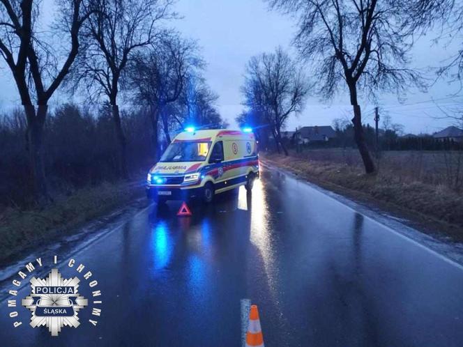 Potrącenie pieszego w Woli Kiedrzyńskiej. Zginął na miejscu