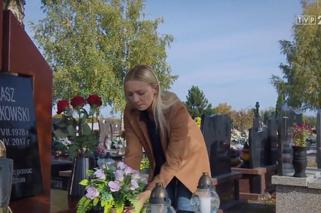 M jak miłość odc. 1415. Joasia (Barbara Kurdej-Szatan) przy grobie Tomka