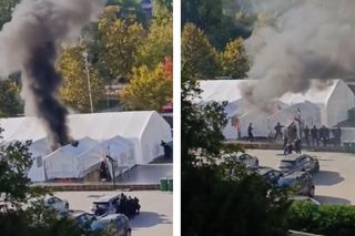 Strzały i ogień przed parlamentem Serbii. Sprawca zatrzymany 