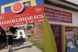 Tak wygląda najstarsza restauracja McDonald’s na świecie. Odwiedzili ją Polacy [WIDEO]