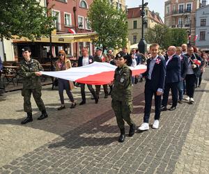 Tak wyglądały obchody Święta Flagi w Grudziądzu. Zobacz zdjęcia i wideo