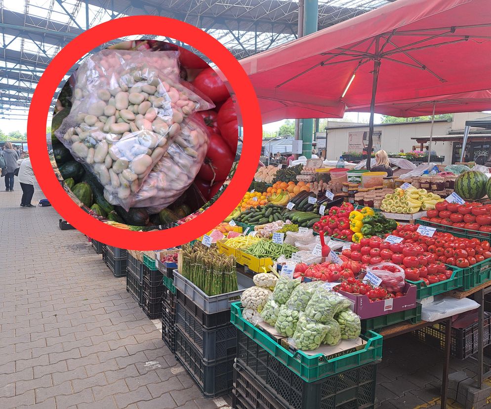 Horrendalnie wysokie ceny bobu na targowiskach w Krakowie. Sezon powoli się zaczyna [GALERIA]