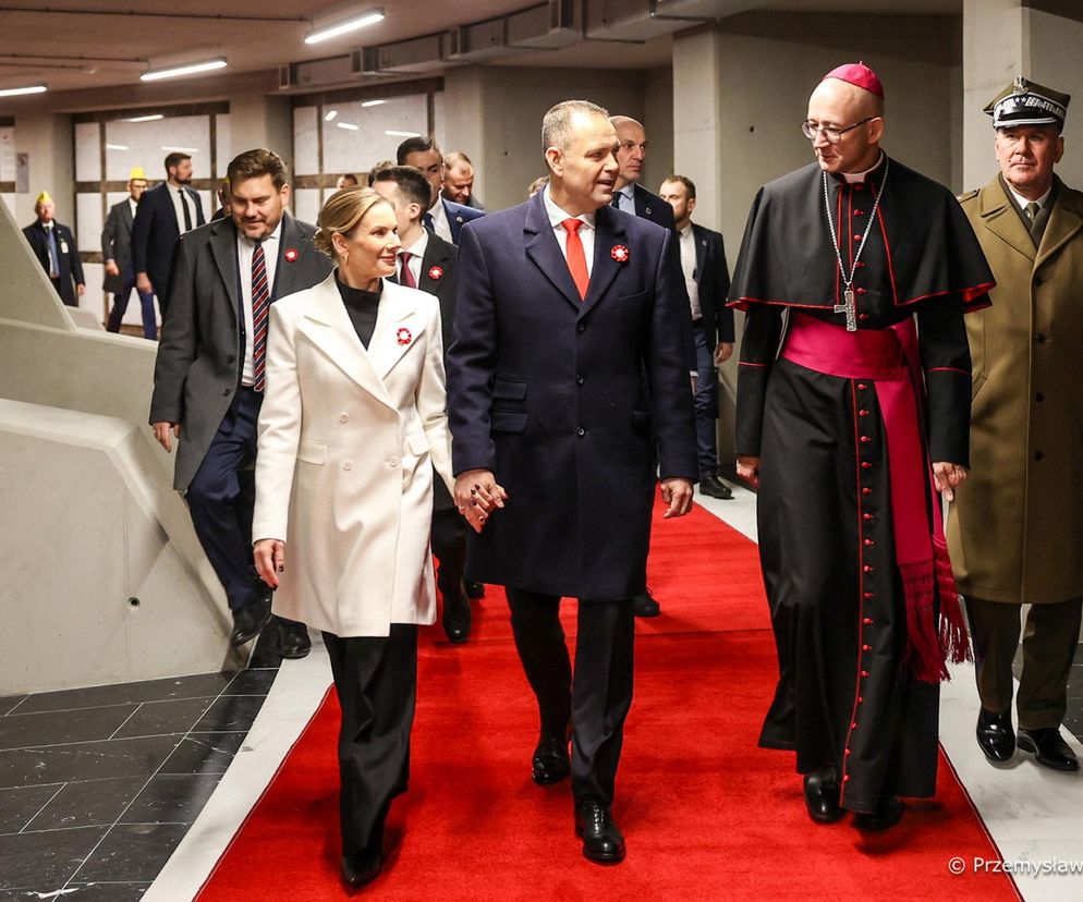 Marta Nawrocka w czasie obchodów Narodowego Święta Niepodległości