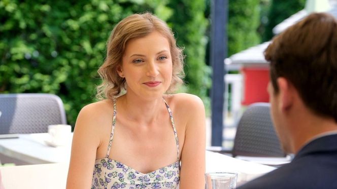 M jak miłość odc. 1830. Natalka (Dominika Suchecka), Adam Karski (Patryk Szwichtenberg)