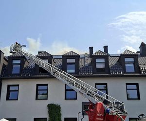 Pożar hotelu Seanator w Starachowicach