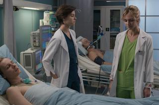 Na dobre i na złe odc. 864: Blanka (Pola Gonciarz), Gloria (Aleksandra Grabowska), Mario Milewski (Marcin Korcz)