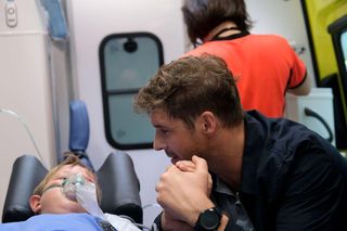 	M jak miłość odc. 1837. Marcin (Mikołaj Roznerski), Szymek (Staś Szczypiński)