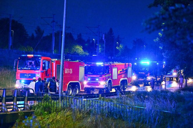 Pożar hali w Mińsku Mazowieckim