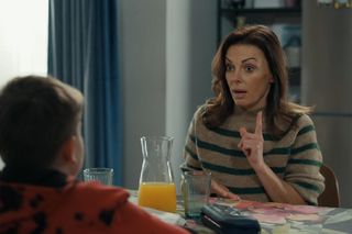 Barwy szczęścia, odcinek 3044. Kasia (Katarzyna Glinka), Ksawery (Bartosz Gruchot)