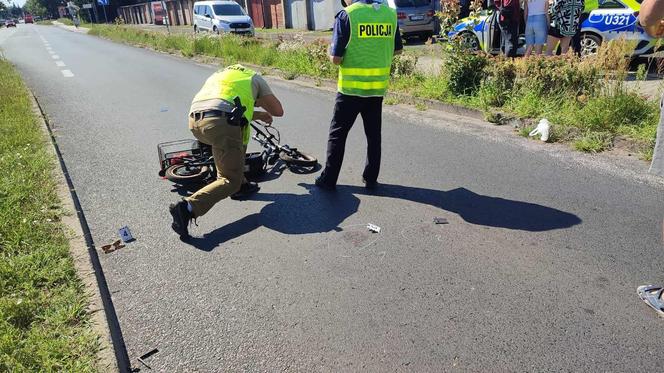 Wypadek dwóch pojazdów na ulicy Dekana w Lesznie 