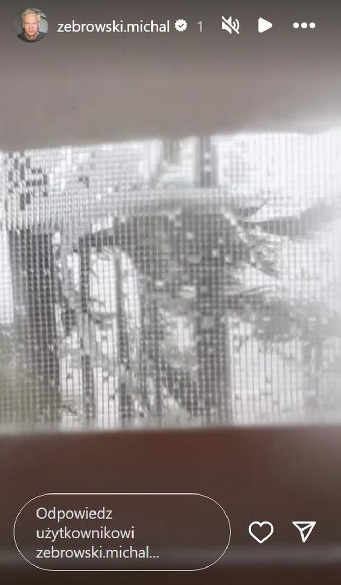 Michał Żebrowski pokazał oko cyklonu! Potworne zniszczenia po Melissie