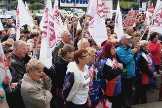 Protest nauczycieli we Wrocławiu