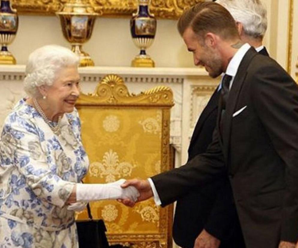 Królowa Elżbieta II, David Beckham