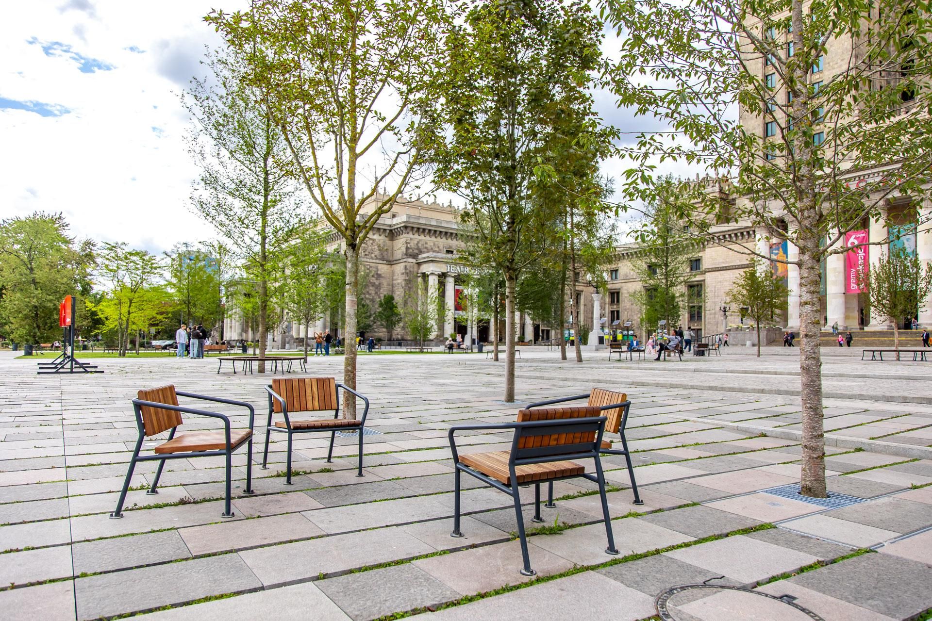 Plac Centralny Warszawa, sierpień 2025