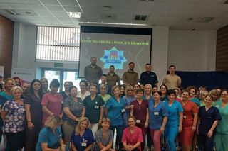 Jak przetrwać atak w szpitalu? Krakowska policja szkoli medyków z procedur antyterrorystycznych