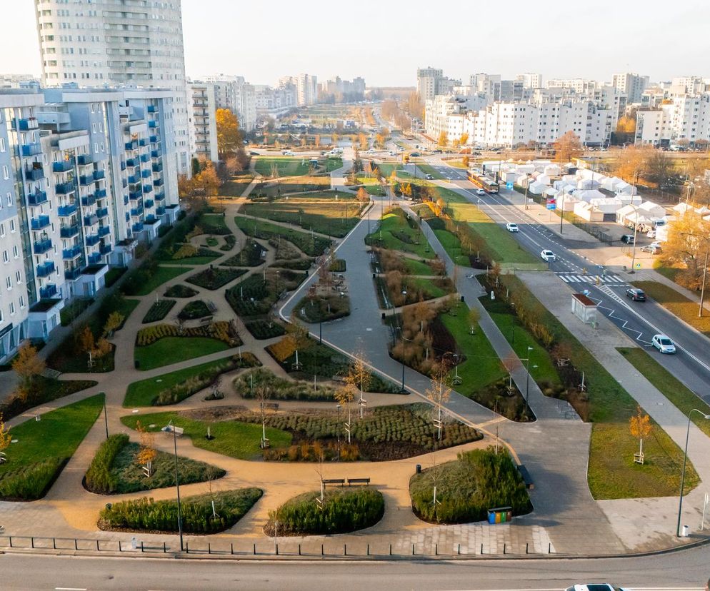 Park nad POW rośnie. Powstał kolejny odcinek parku linearnego na Ursynowie