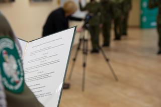 Nowi funkcjonariusze w Podlaskiej Straży Granicznej - 11 marca 2021 [ZDJĘCIA]