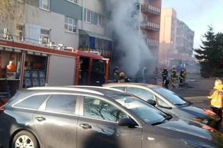 Pożar w bloku w Lublinie. Jedna osoba została poszkodowana, będą duże straty