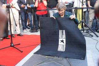 Jadwiga Jankowska-Cieślak odsłoniła swoją gwiazdę na Piotrkowskiej. To ogromny zaszczyt 