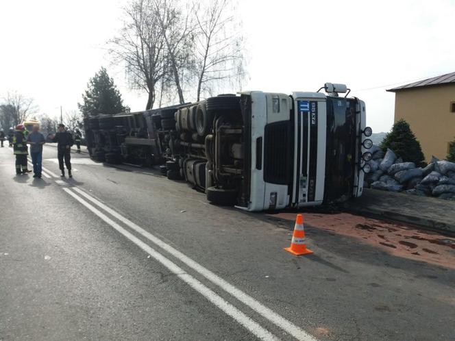 Wypadek w Skołyszynie na Podkarpaciu