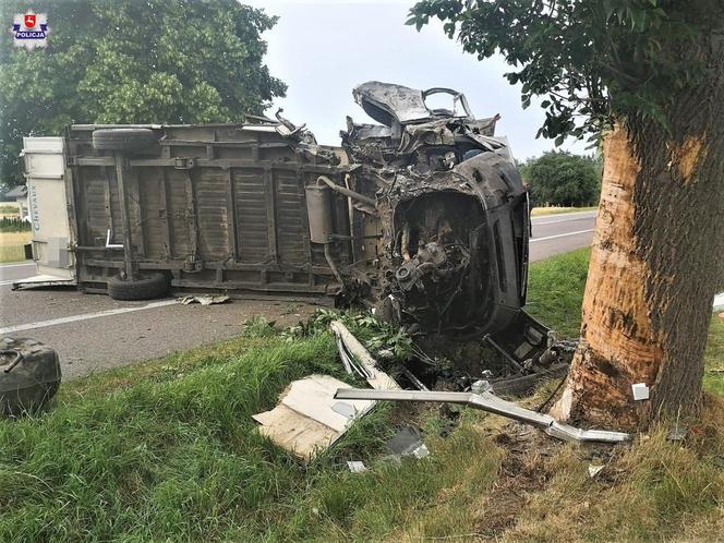 Tragiczny wypadek na DK-17 w woj. lubelskim. Zmarł pasażer i padł koń