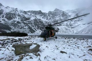 Wojskowy Sokół w Tatrach. Ratownicy TOPR ze wsparciem z Powidza