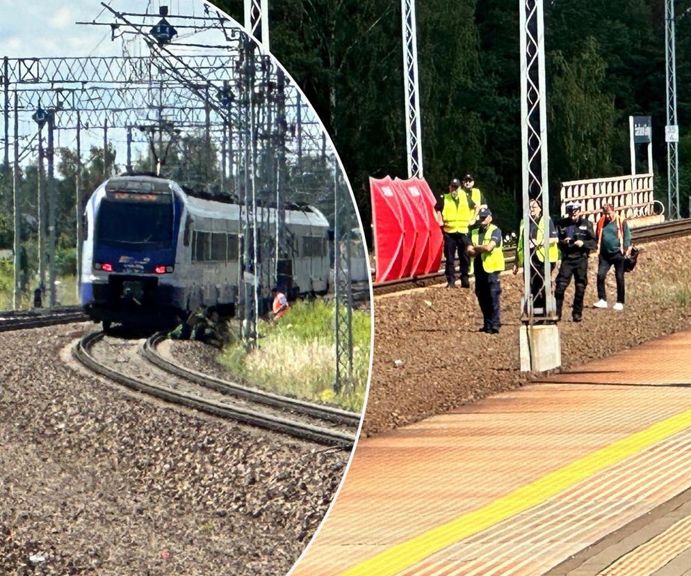 Pieszy śmiertelnie potrącony przez pociąg. Gigantyczne utrudnienia