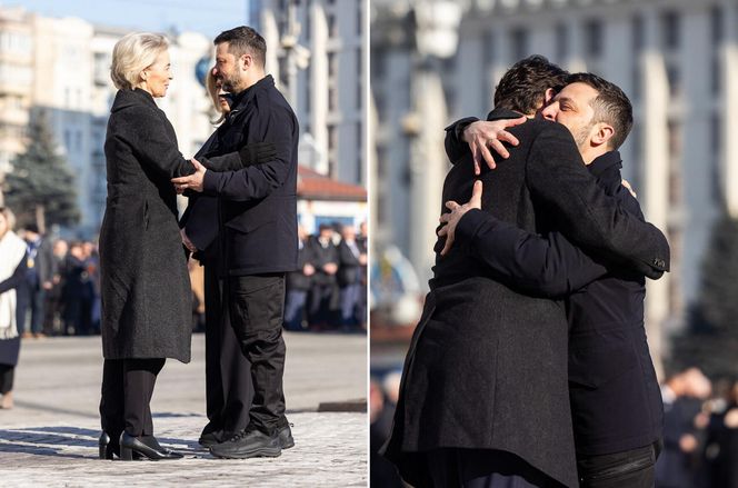 W poniedziałek do Kijowa przybyli przywódcy zagranicznych państw na uroczystości, związane z trzecią rocznicą inwazji Rosji na Ukrainę. W stolicy są już m.in. premier Kanady Justin Trudeau, prezydenci Litwy i Łotwy, Gitanas Nauseda i Edgars Rinkeviczs