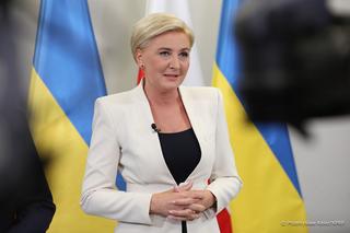 Agata Duda jest dumna z Polaków. Pochwaliła zaangażowanie obywateli w pomoc Ukrainie