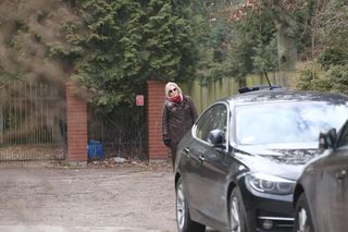 Sylwia Wysocka z komornikiem do bylego