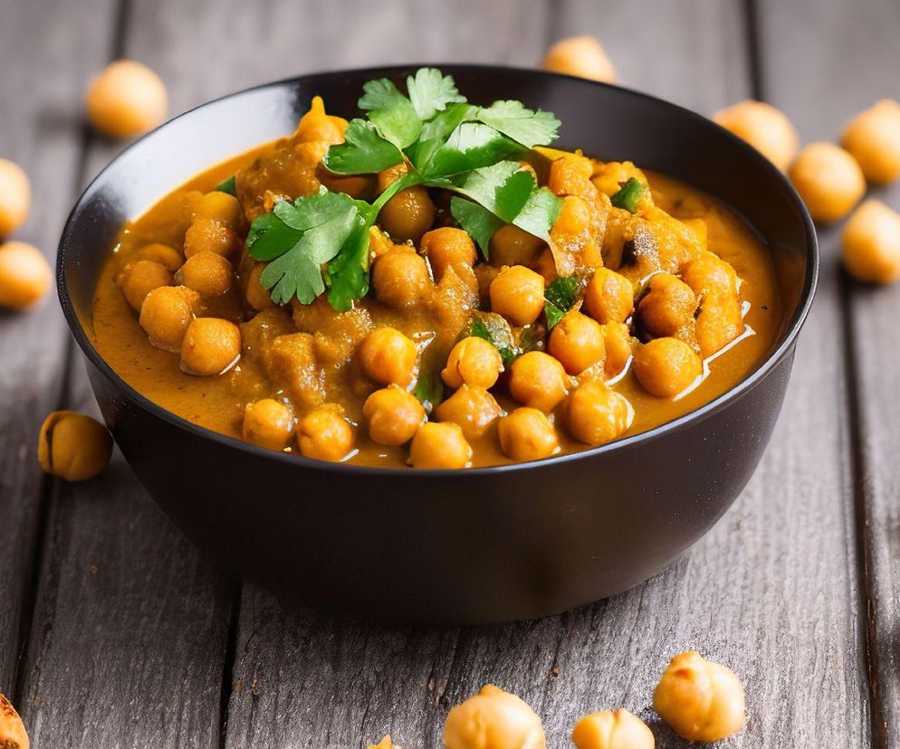 wegańskie curry z ciecierzycą i tofu