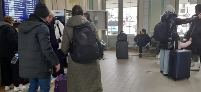 Punkt recepcyjny na Dworcu PKP w Przemyślu