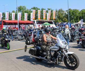 Parada motocyklistów w Dąbrowie Górniczej