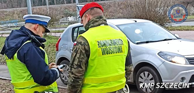 Policja w Szczecinie kontroluje ulice 