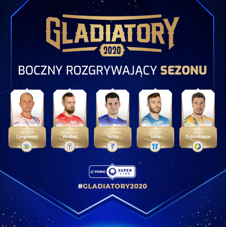 Boczny rozgrywający Sezonu – nominowani / PGNiG Superliga Gladiatory 2020