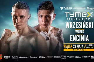 Tymex Boxing Night 17 KARTA WALK. Kto walczy na gali Tymex Boxing Night 17 21.05.2021? KOLEJNOŚĆ WALK