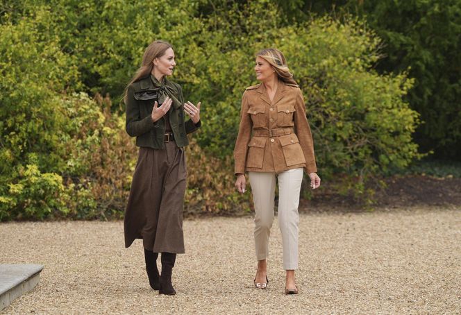 Pierwsza Dama USA w Windsorze spotkała się z królową Kamilą i księżną Kate