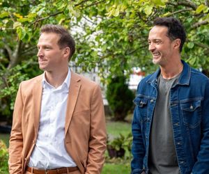 Barwy szczęścia odc. 3140. Mariusz (Rafał Cieszyński), Łukasz (Michał Rolnicki)