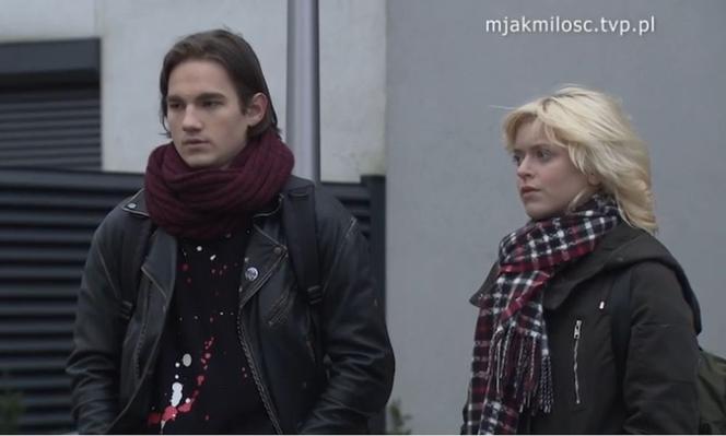 M jak miłość. Jasiek (Stanisław Dusza), Basia (Gabriela Raczyńska)