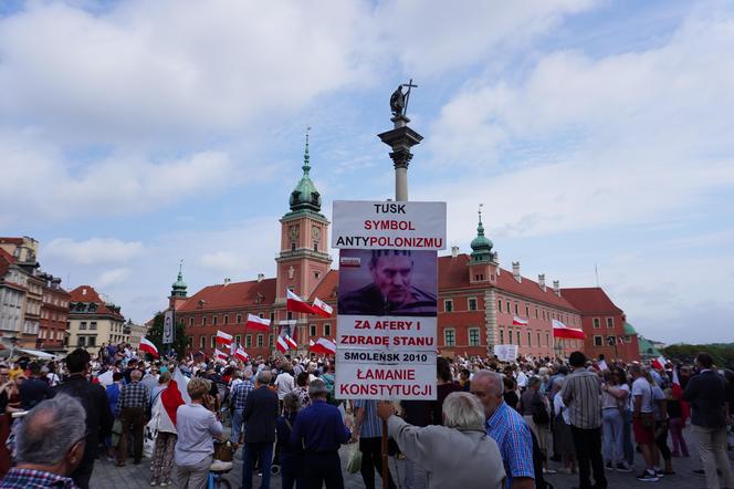 Protest katechetów w Warszawie 21.08.2024