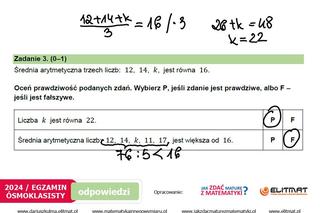 Egzamin ósmoklasisty 2024: Arkusz CKE rozwiązany przez Roberta Bacę, eksperta z Elitmat