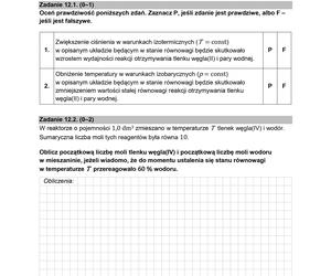 Matura 2024: chemia rozszerzona w formule 2015 - arkusze CKE i sugerowane odpowiedzi