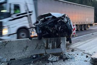 Wypadek na A4 w Katowicach