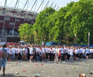 Kibice na meczu Pogoń - Legia