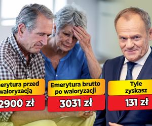 Waloryzacja emerytur 2026 - 4,53 proc.