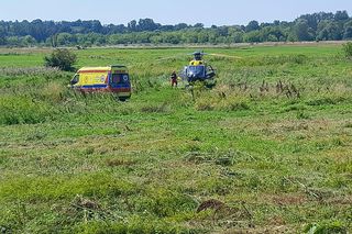 Maszyna rolnicza wciągnęła rękę 14-latka!