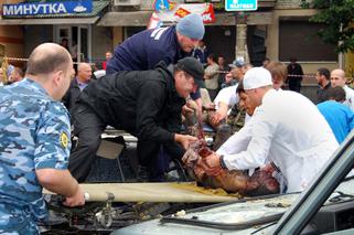 Eksplozja bazarze we Władykaukazie w Osetii Północnej  