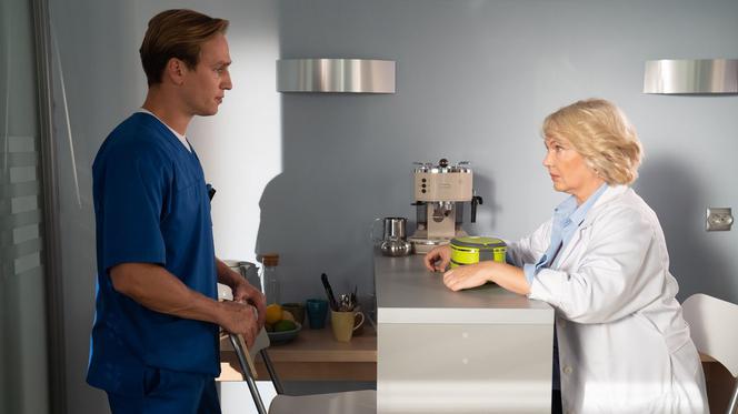 Na dobre i na złe odcinek 719, Barbara (Agnieszka Pilaszewska),Michał (Mateusz Janicki)