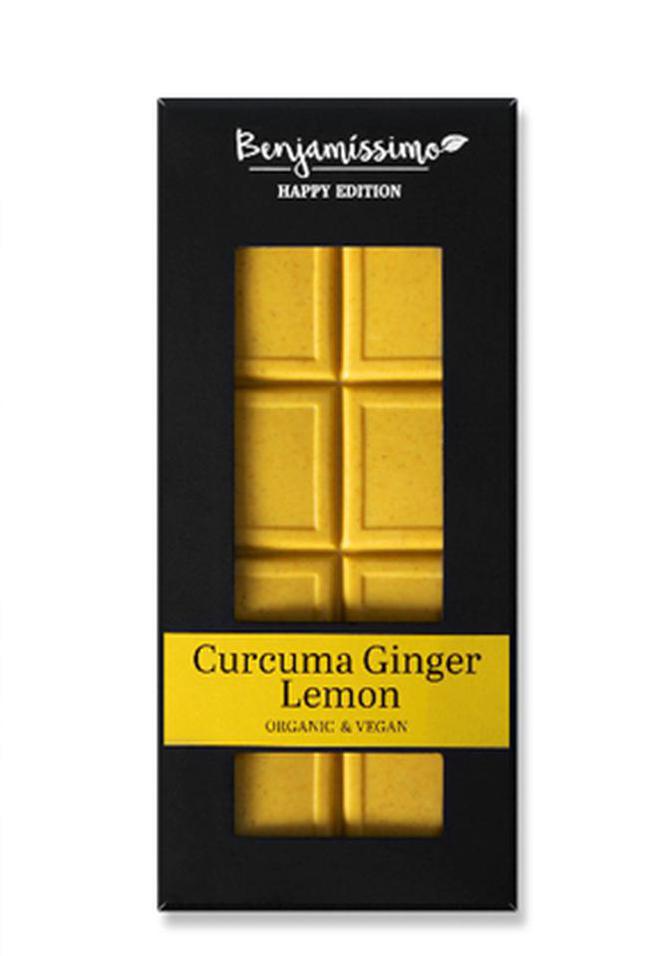 Dwie partie czekolady Benjamissimo Happy Edition Curcuma Ginger Lemon 60g, ze względu na składnik zanieczyszczony tlenkiem etylenu